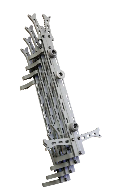 Hawk Helium Climbing Sticks 4-Pack - Gray Aluminum 10"x20"