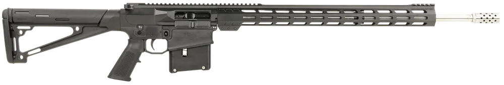 Great Lakes Firearms AR-10 7mm Rem Mag Rifle with M-Lok Handguard and Fixed Stock