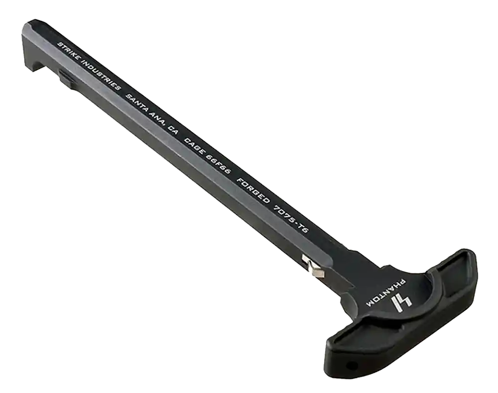 Strike Industries Latchless AR-15 Charging Handle - Black Anodized Aluminum