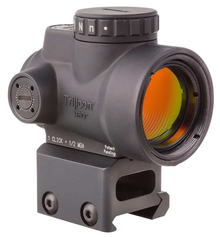 Trijicon MRO 1x25mm Red Dot Sight with Full Cowitness Mount - Matte Black