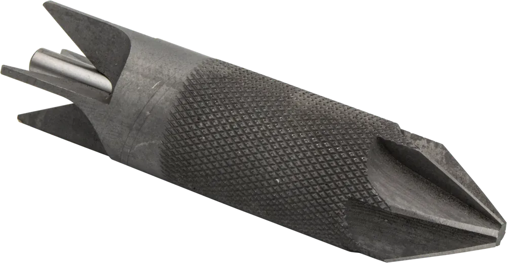 Hornady Lock-N-Load Deluxe Chamfer/Deburring Tool - 4-Blade Silver Steel