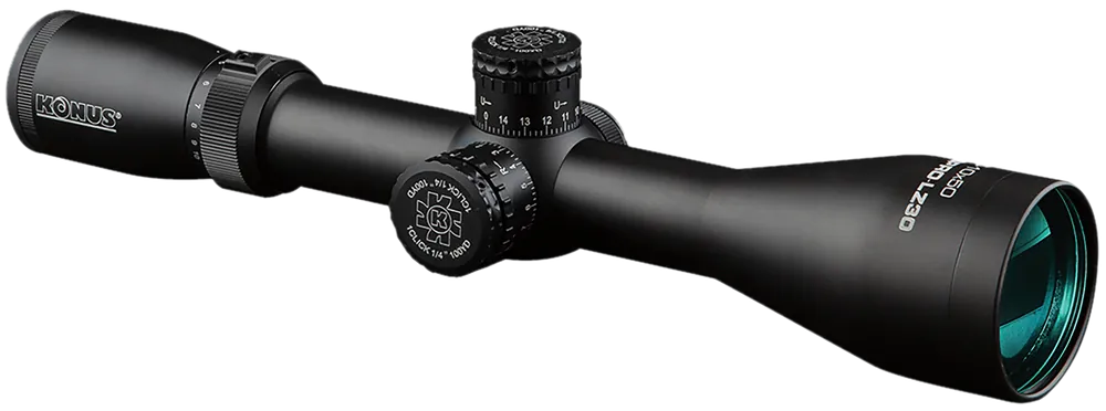 Konus 7181 LZ-30 Black 2.5-10x Scope with Illuminated Red/Blue Reticle