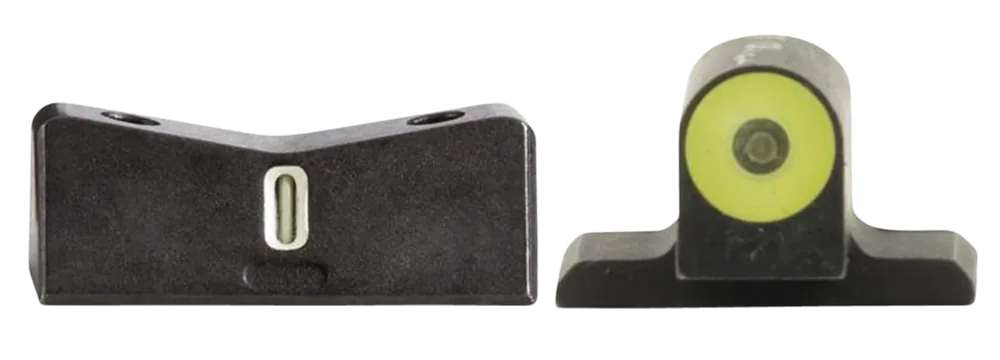 XS Sights DXT2 Big Dot Night Sights for Sig Sauer - Black with Green Tritium and Yellow Outline Front, Green Tritium and White Outline Rear