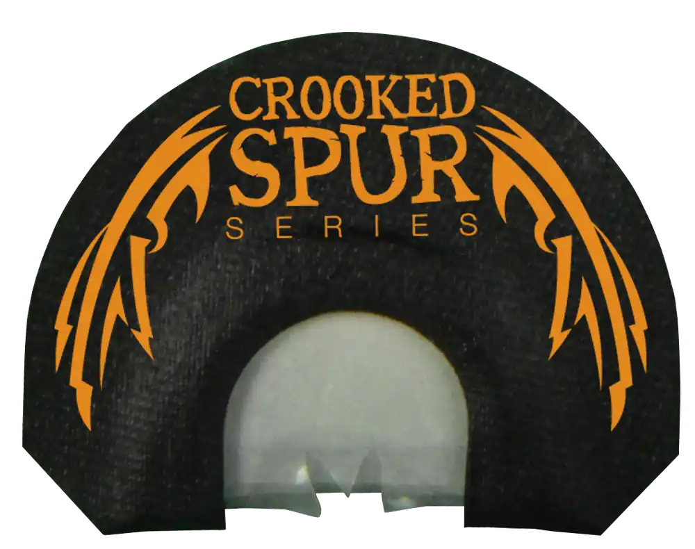 Foxpro CSMOUTHBL Crooked Spur V-Cut Diaphragm Turkey Call with 3.5 Prophylactic Reeds