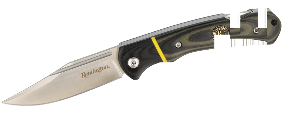 Remington 15639 Hunter Lock Back Folding Knife with Multi-Color G10 Handle