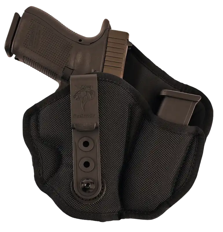 DeSantis Gunhide Inner Piece 2.0 AIWB Holster for Glock 42/Colt Officer/Kel-Tec P-11 - Right Handed, Black Nylon