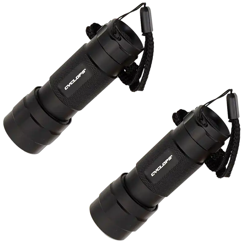 Cyclops CYCFL142PK 14 LED Flashlight - Black Anodized, 80 Lumens, White Light