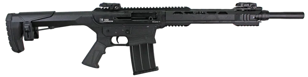 Iver Johnson STRYKER1 12 Gauge Semi-Auto Shotgun with Black Synthetic Stock and Adjustable Cheekrest