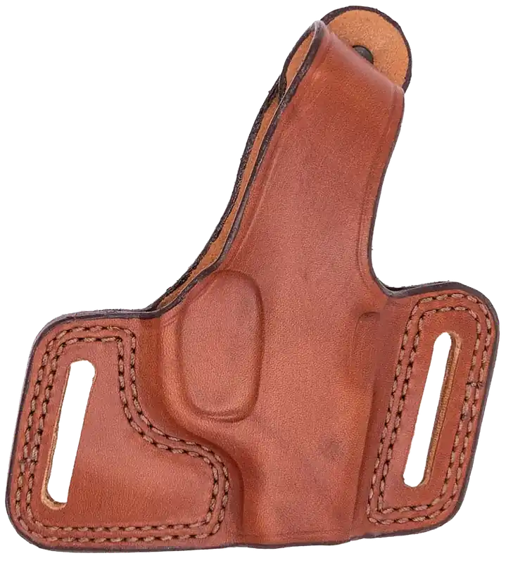 Bianchi 12839 Black Widow OWB Tan Leather Belt Slide Holster for Ruger Security-Six & S&W K Frame 2-4" Right Hand