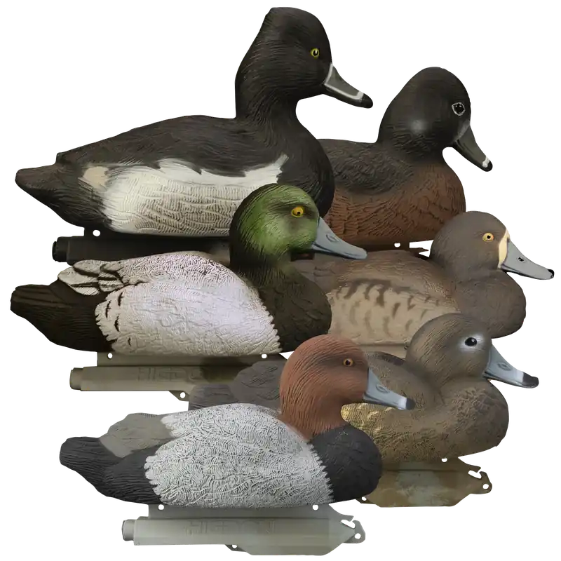 Higdon Outdoors Diver Pack: Bluebill/Redhead/Ringneck Foam-Filled 6-Pack