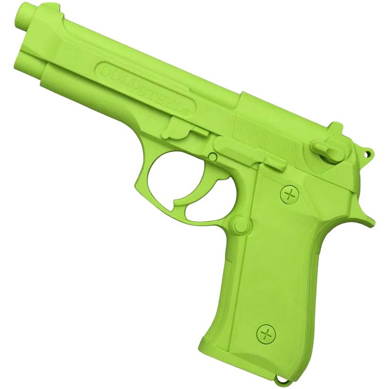 Cold Steel Model 92 Training Pistol - Green Rubber, 8.25" Length