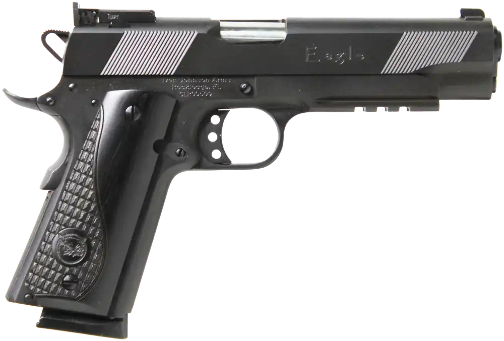 Iver Johnson Arms Eagle LR 45 ACP 8+1 5" Matte Blued Government Size
