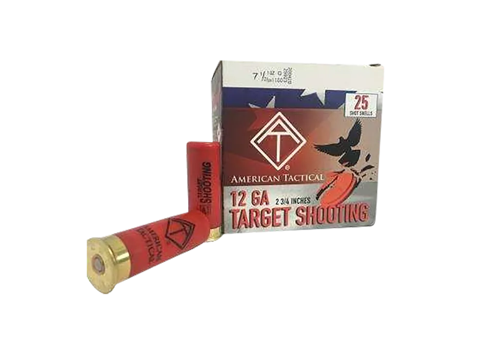 ATI 240379 12 Gauge 2.75" 1oz 7.5 Shot - 25 Rounds Per Box, 10 Boxes Per Case