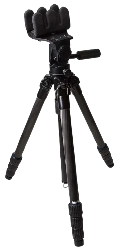 KOPF Jager KJ85002K Carbon Fiber Tripod with Reaper Grip and 360° Pan