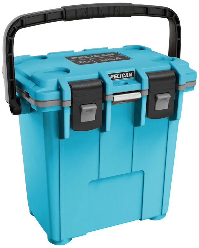 20QT Elite Cooler Blue/Gray - Pelican 20Q-1-CLBLUGRY