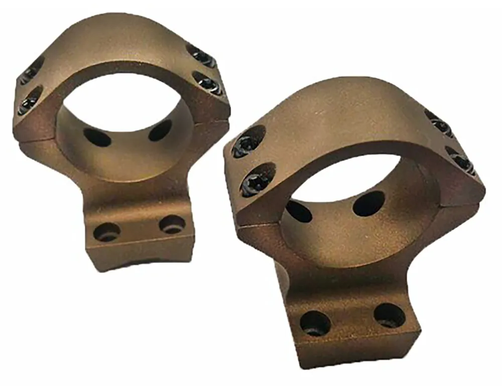 Talley Burnt Bronze 30mm Scope Mount/Ring Combo for X-Bolt Medium Rings