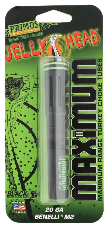 Primos JellyHead Maximum Turkey Choke for Benelli M2 20 Gauge - Black-T Coated Steel