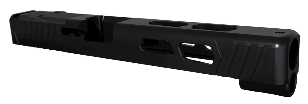 Rival Arms Precision Slide for Glock 34 Gen 3 - Black QPQ Case Hardened Stainless Steel