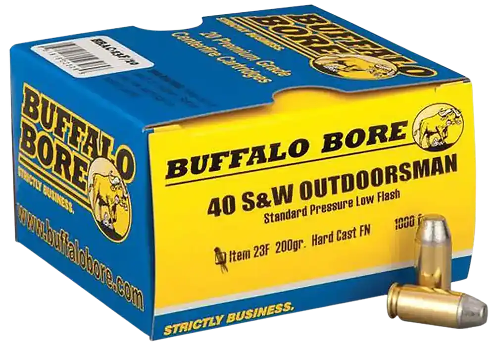 Buffalo Bore 40S&W 200gr Hard Cast Ammo - 20/Box