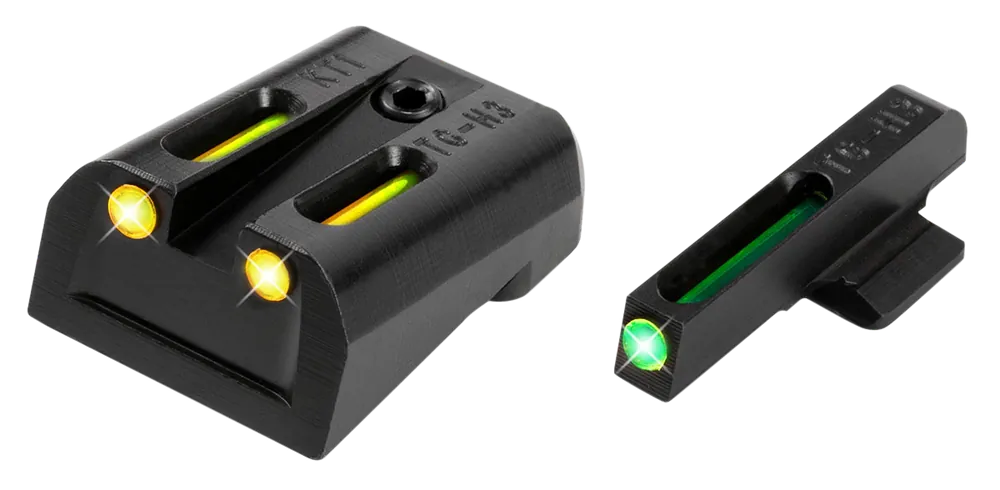 TruGlo TG131KTY TFO Green/Yellow Tritium Fiber Optic Sights for Kimber 1911