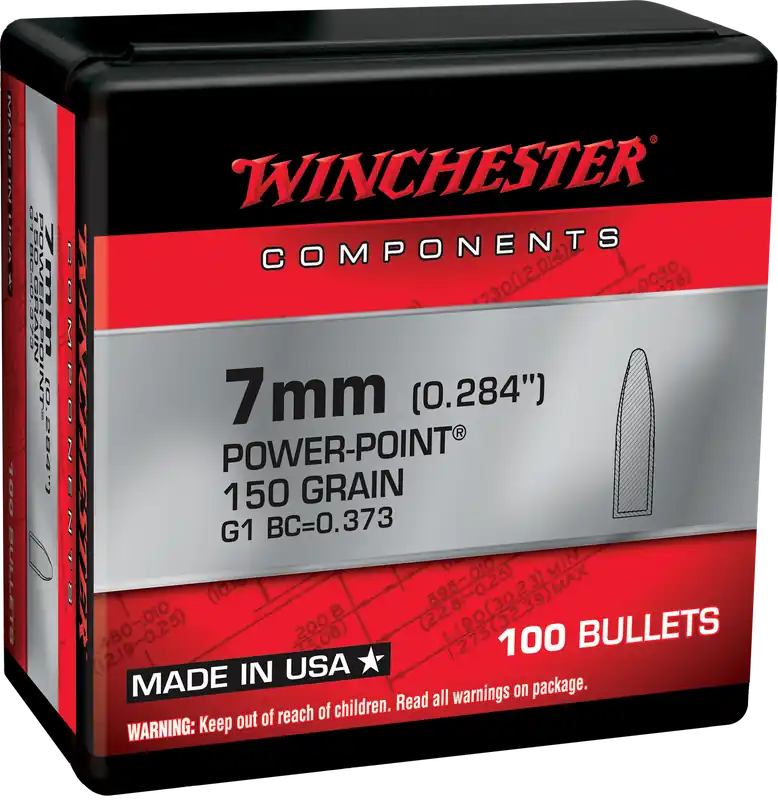 Winchester Ammo WB7PP150X 7mm 150gr Power Point Rifle Rounds - 100 Box/10 Case