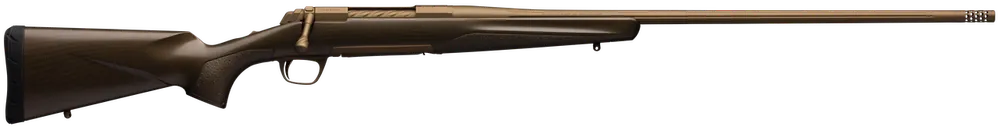 Browning X-Bolt Pro Burnt Bronze 30 Nosler Rifle with Muzzle Brake and Carbon Fiber Stock