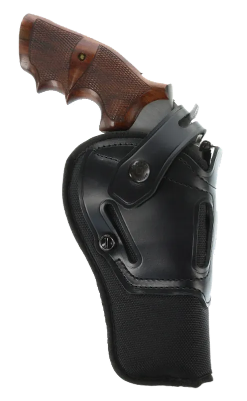 Galco SR84B Switchback Black Leather Belt Slide Holster for S&W X Frame 500, 4" Barrel, Ambidextrous