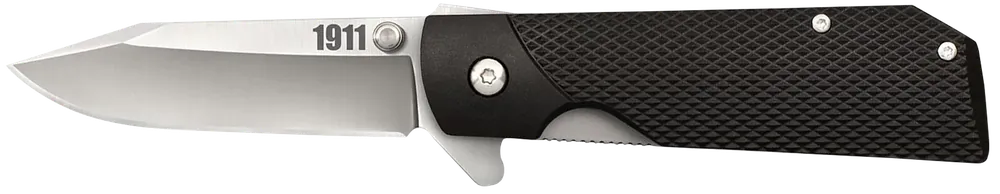 Cold Steel 1911 Folding Knife with 3" Clip Point Blade and Black Griv-Ex Handle