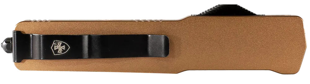 Templar Knife MAAB321: Premium Slim OTF with D2 Steel Blade and Bronze Anodized Handle