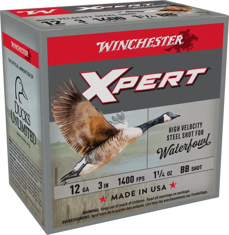 Winchester Super X Xpert 12 Gauge BB Shot Ammo - 25 Rounds per Box