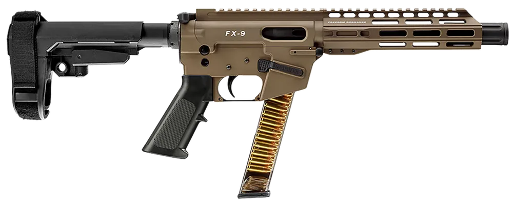 Freedom Ordnance FX9P8S-FDE 9mm Luger 31+1 Capacity 8" Barrel in Flat Dark Earth Finish