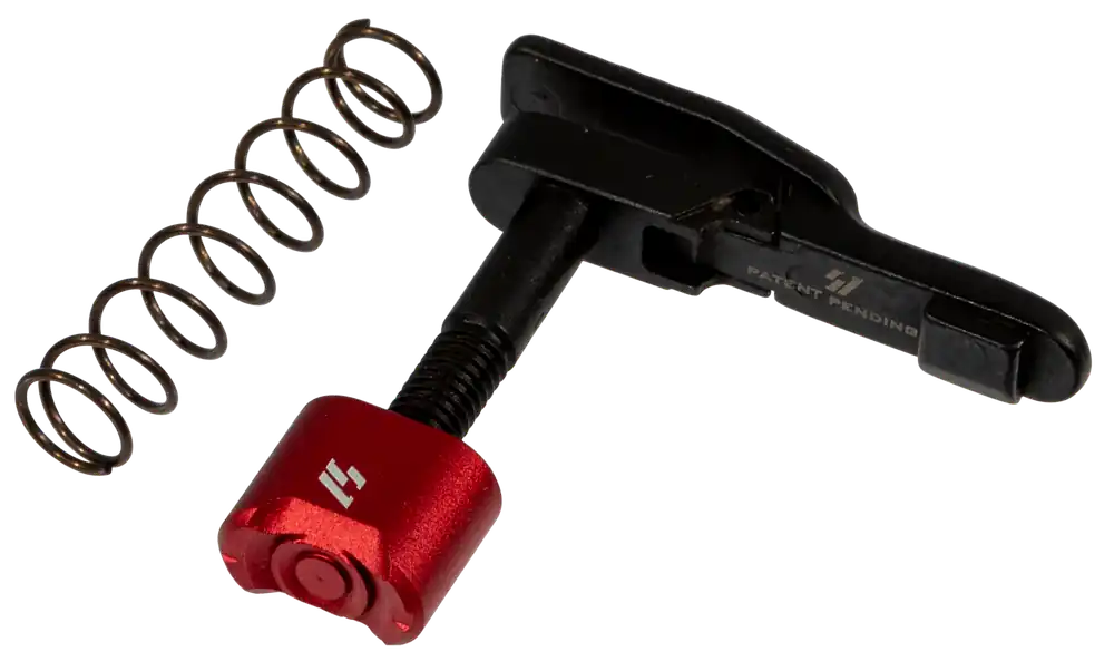 Ambidextrous Red Aluminum Magazine Release for AR-15/M16 - Strike ARAMBIMRRED