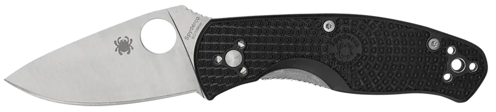 Spyderco C136PBK Persistence Lightweight Folding Knife with 2.75" Satin Blade and Black FRN Handle