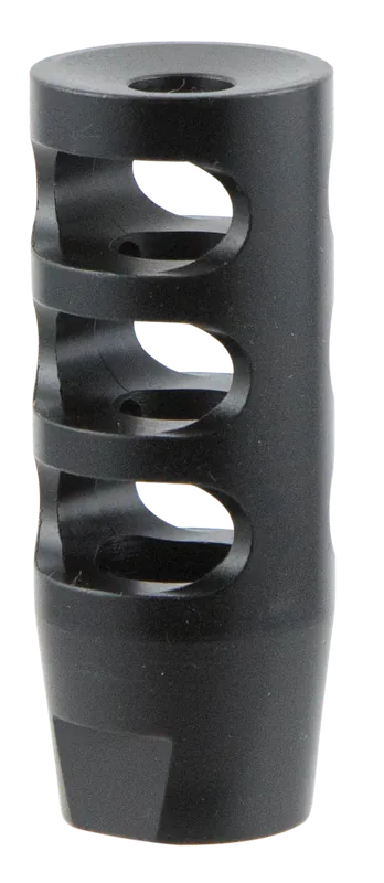 TacFire MZ10023B Compact Compensator for 308 Win AR-10, Black Nitride Steel, 5/8"-24 tpi Threads