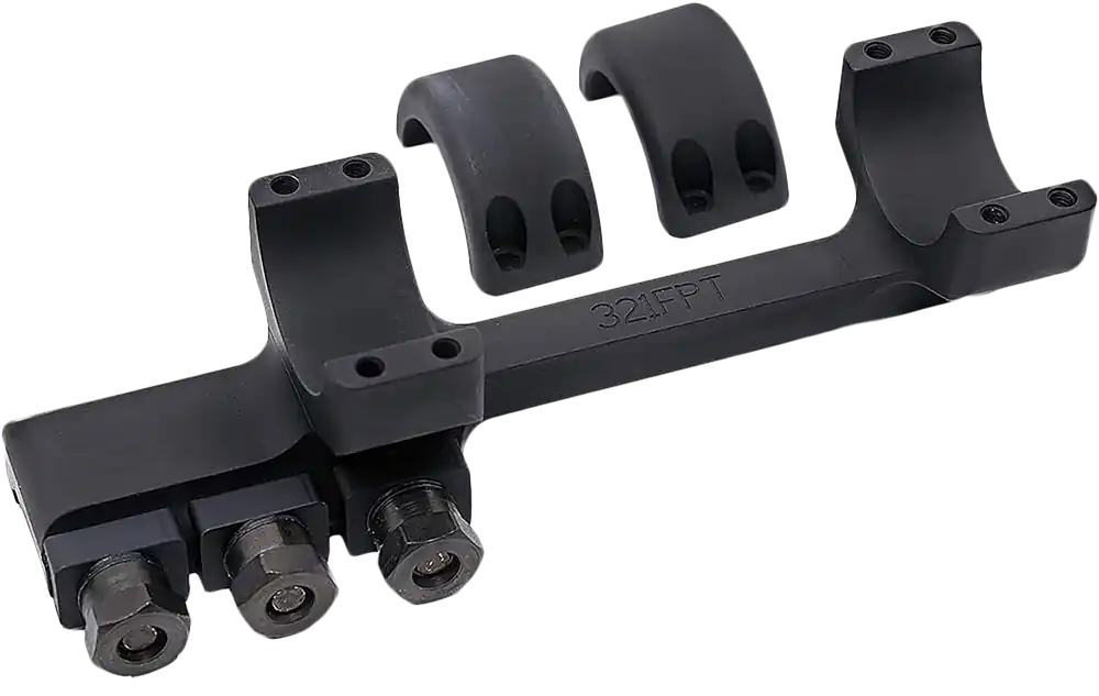 DNZ Freedom Reaper 3.8" Picatinny Rail Scope Mount/Ring Combo - Matte Black
