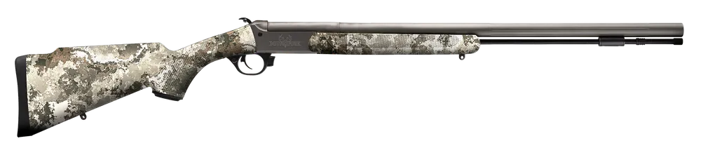 Traditions CR843304434 NitroFire Pro 50 Cal Sniper Gray with VAPR Twist Barrel & Veil Alpine Stock
