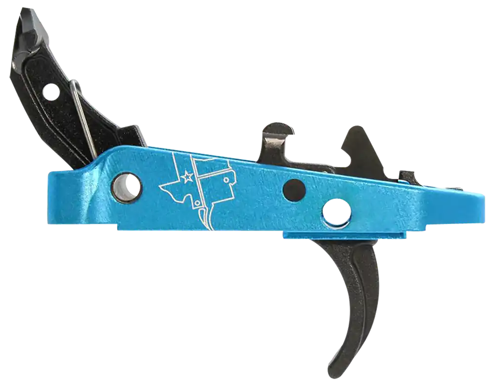 CMC 47501 Drop-In Trigger Group 2.0 Single-Stage Curve, 3.5 lbs Draw, Black/Blue Housing