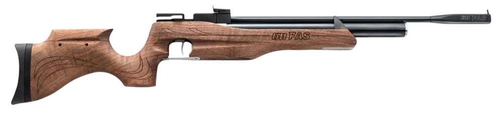 Chiappa Firearms FAS AR611 Hunter Air Rifle .22 Caliber 24" Barrel, Black Anodized Finish, Wood Stock