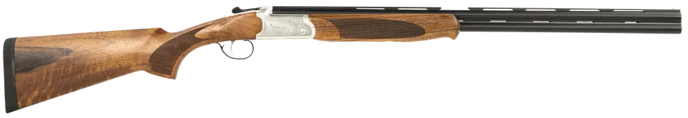 ATI ATIGKOF28SVE Cavalry 28 Gauge Over/Under Shotgun, 26" Barrel, Silver Engraved Receiver, Walnut Stock