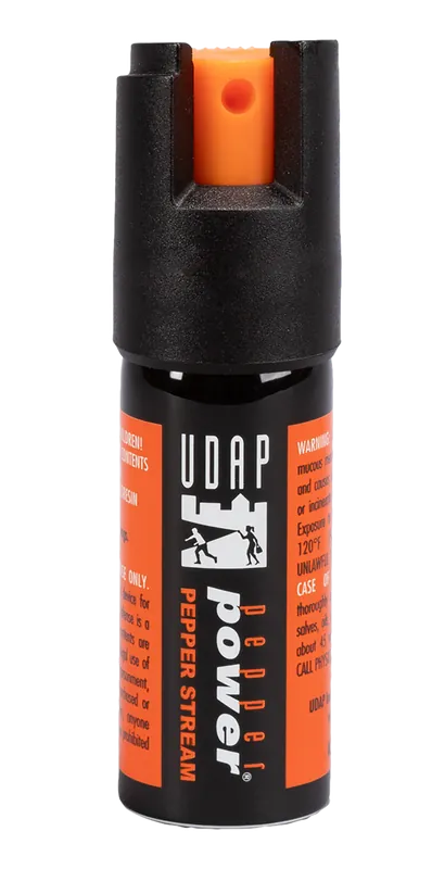 UDAP 2VC Pepper Spray Stream - 11g OC, 10 ft Range, 0.4 oz