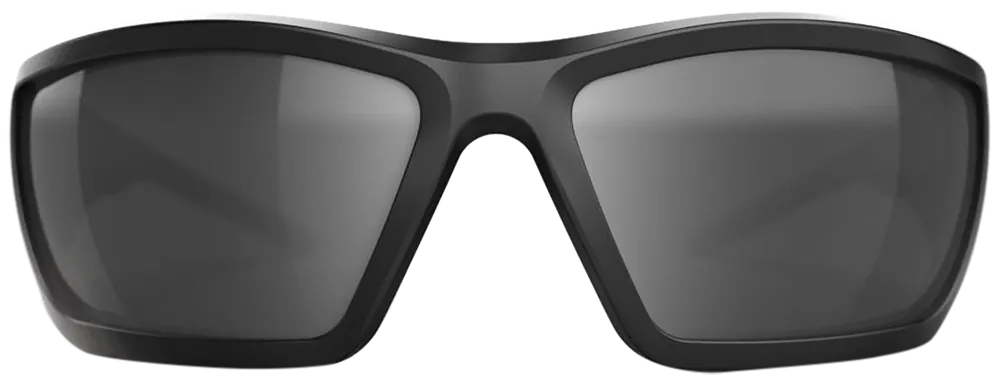 Glock Blue Line Tactical Glasses with Silver Mirror Lens and Black Frame