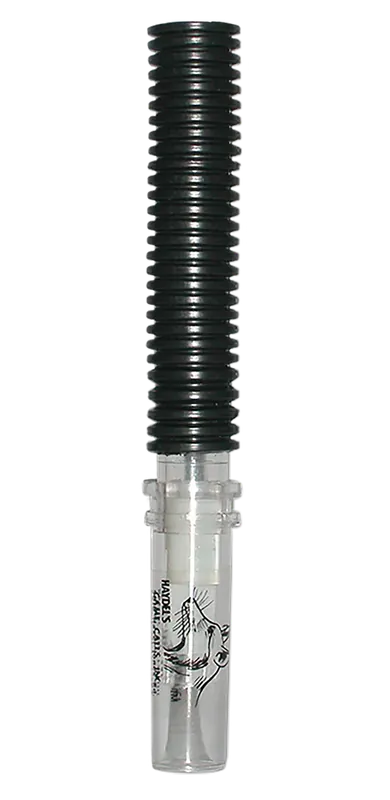 Coyote Howler Tube Call - Attracts Dominant Dogs - Clear/Black Plastic