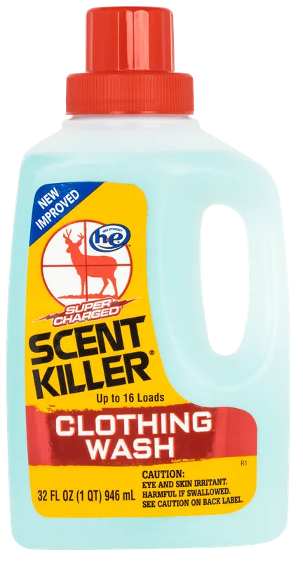 Wildlife Research Odor Eliminator: Super Charged Scent-Free Clothing Wash, 32oz