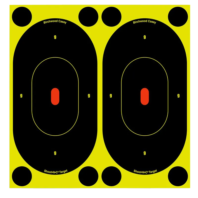 Birchwood Casey 7" Oval Silhouette Reactive Targets - 60 Pack