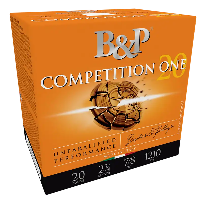 B&P Competition ONE 20 Gauge 7/8 oz 7.5 Shot 25 Rounds per Box