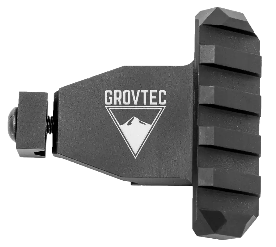 GrovTec US GTSW321 Angled Picatinny Rail - Black Anodized Aluminum