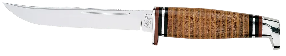 Case 381 Utility Hunter 5" Fixed Blade with Leather Handle and Sheath