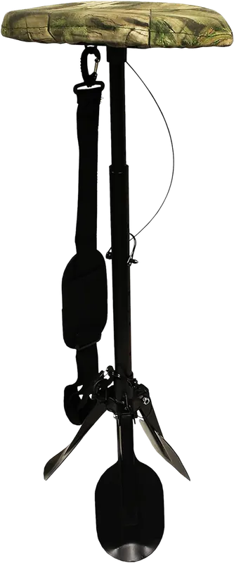 Mojo Outdoors HW2203 Mud Seat - Black Steel and Plastic Construction