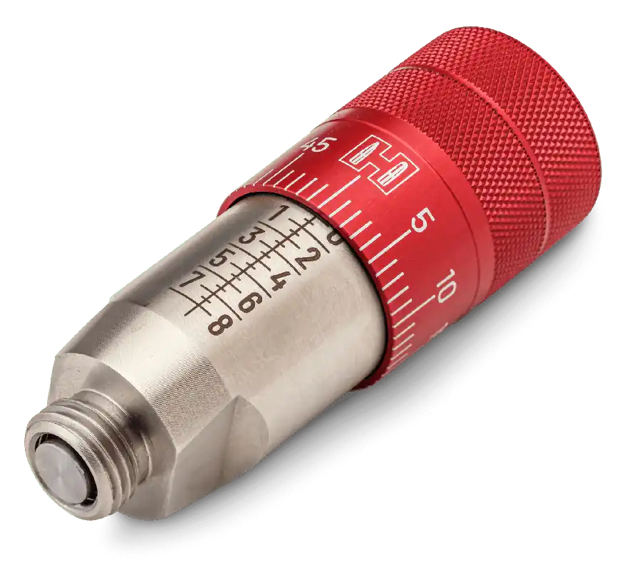 Hornady Bullet Seating Micrometer for All Seating Dies - Red/Silver