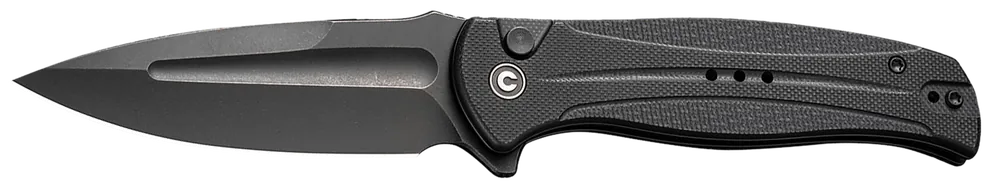 Civivi Incindie Folding Knife with Black Stonewashed Blade and Textured G10 Handle